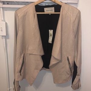 NEWRiver Island Pink and Black Snake Jacket/Blazer